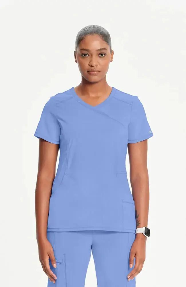 Cherokee Infinity Women's Mock Wrap Scrub Top 2625A Simply Scrubs Australia